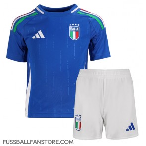 Italien Replik Heimtrikot Kinder EM 2024 Kurzarm (+ Kurze Hosen)